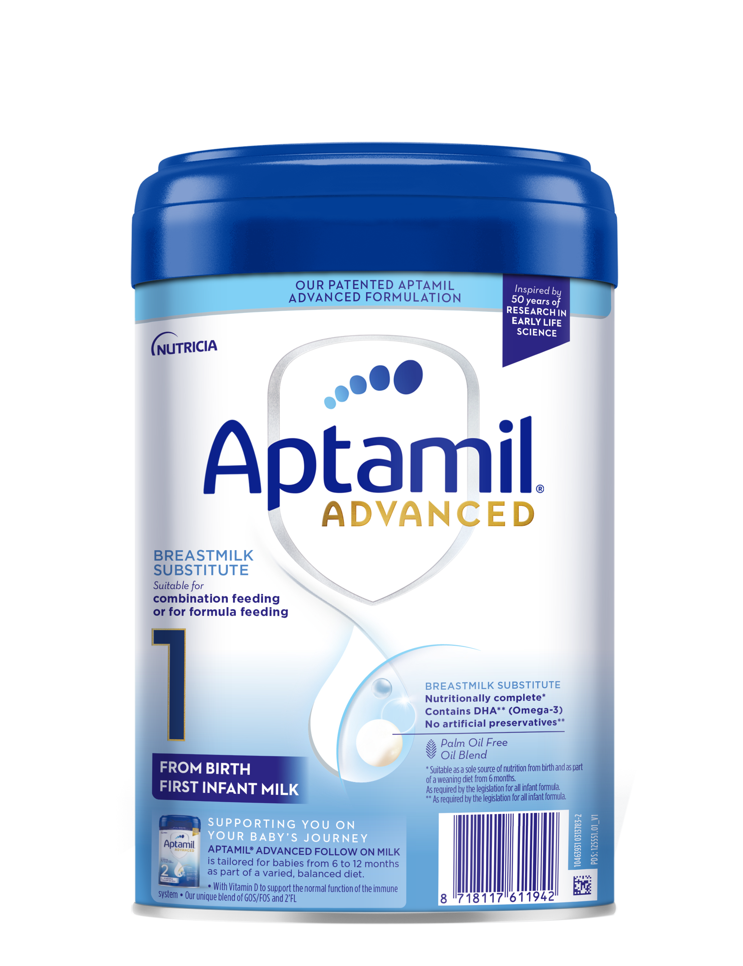 Aptamil® Advanced First Infant Milk 800g
