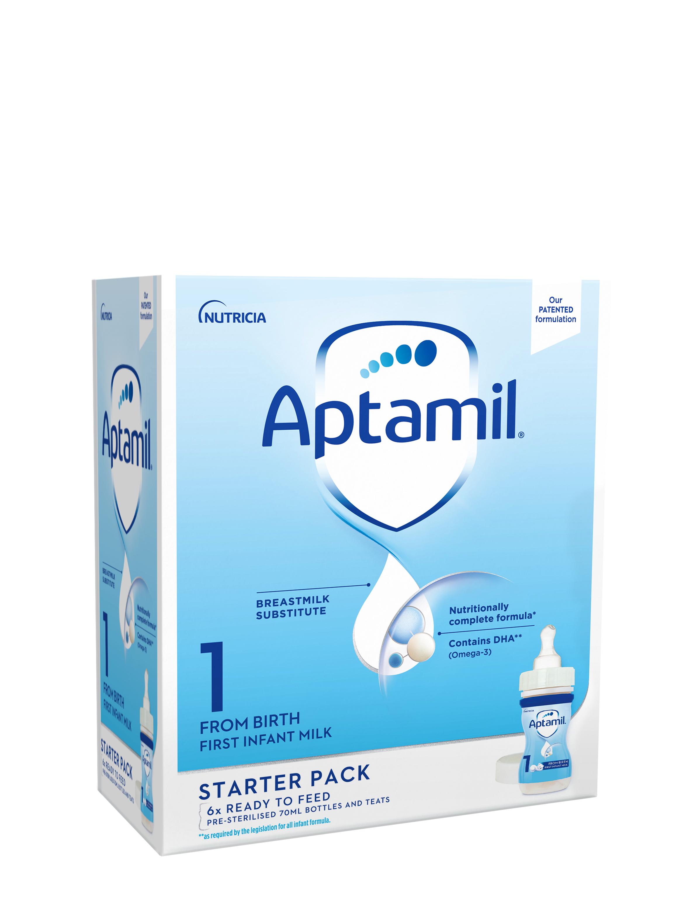 Aptamil® First Infant Milk Starter Pack 24x70ml